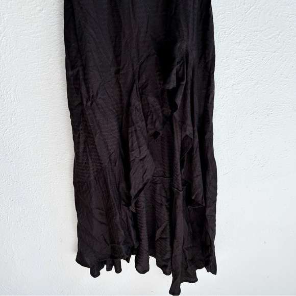 Billabong Kick It Up Black Textured Maxi Dress XS - Picture 3 of 5